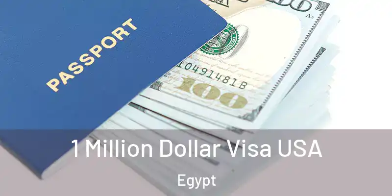  1 Million Dollar Visa USA Egypt
