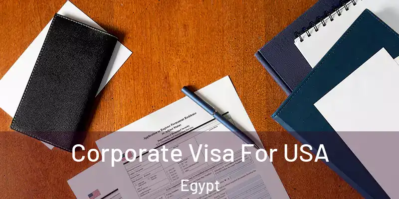  Corporate Visa For USA Egypt