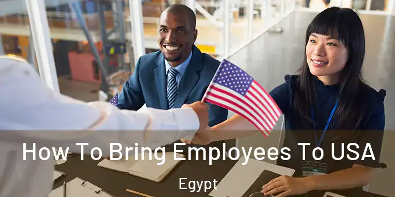  How To Bring Employees To USA Egypt